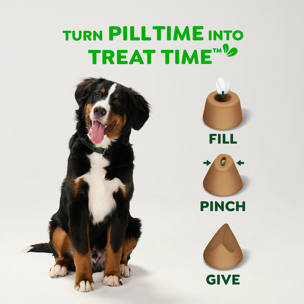 Sachet Greenies pratique de 3,2 oz pour les soins quotidiens des chiens.