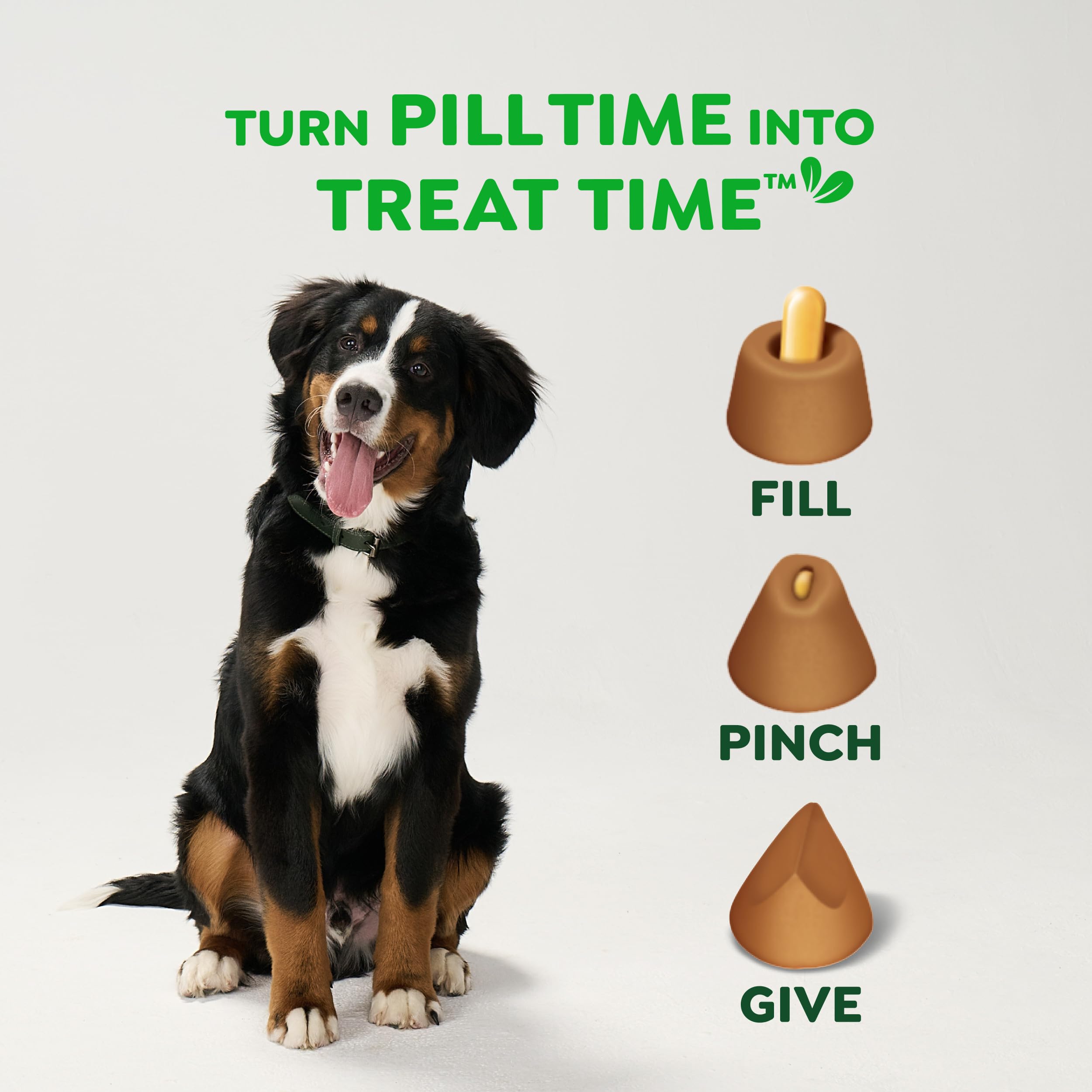 Pochette Greenies pour pilules canine, pratique et adaptée.