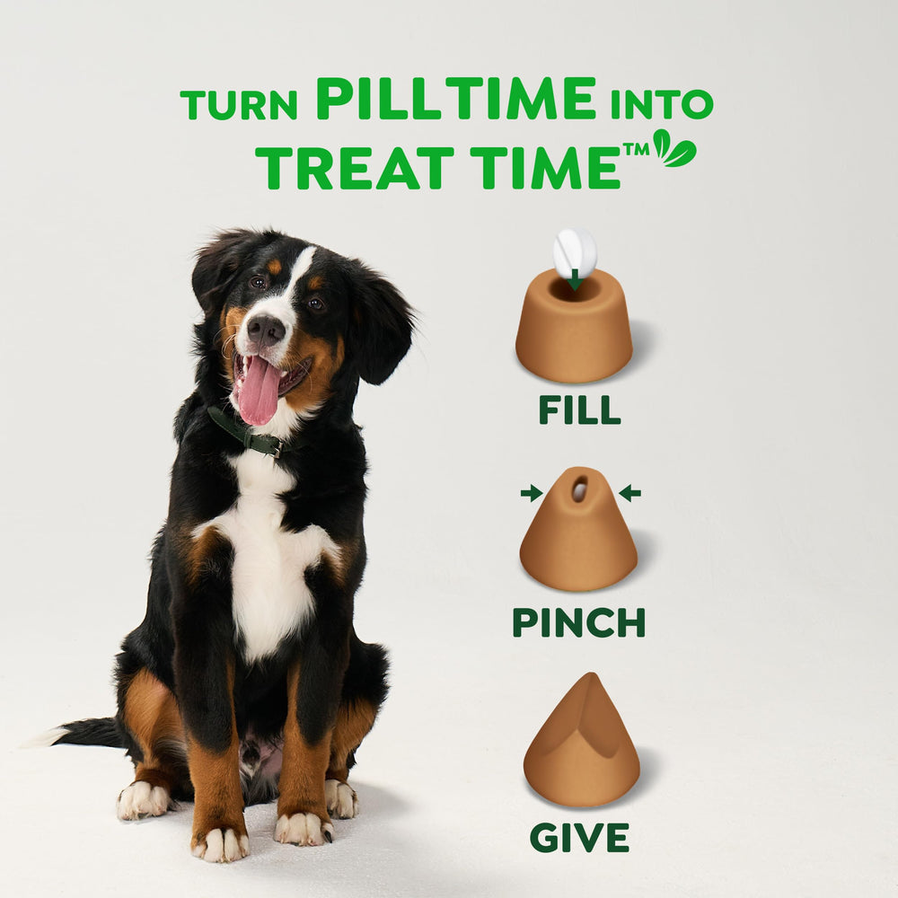 Greenies Pochettes-Pilules fromage: agreables pour le chien et pratiques pour le propriete.
