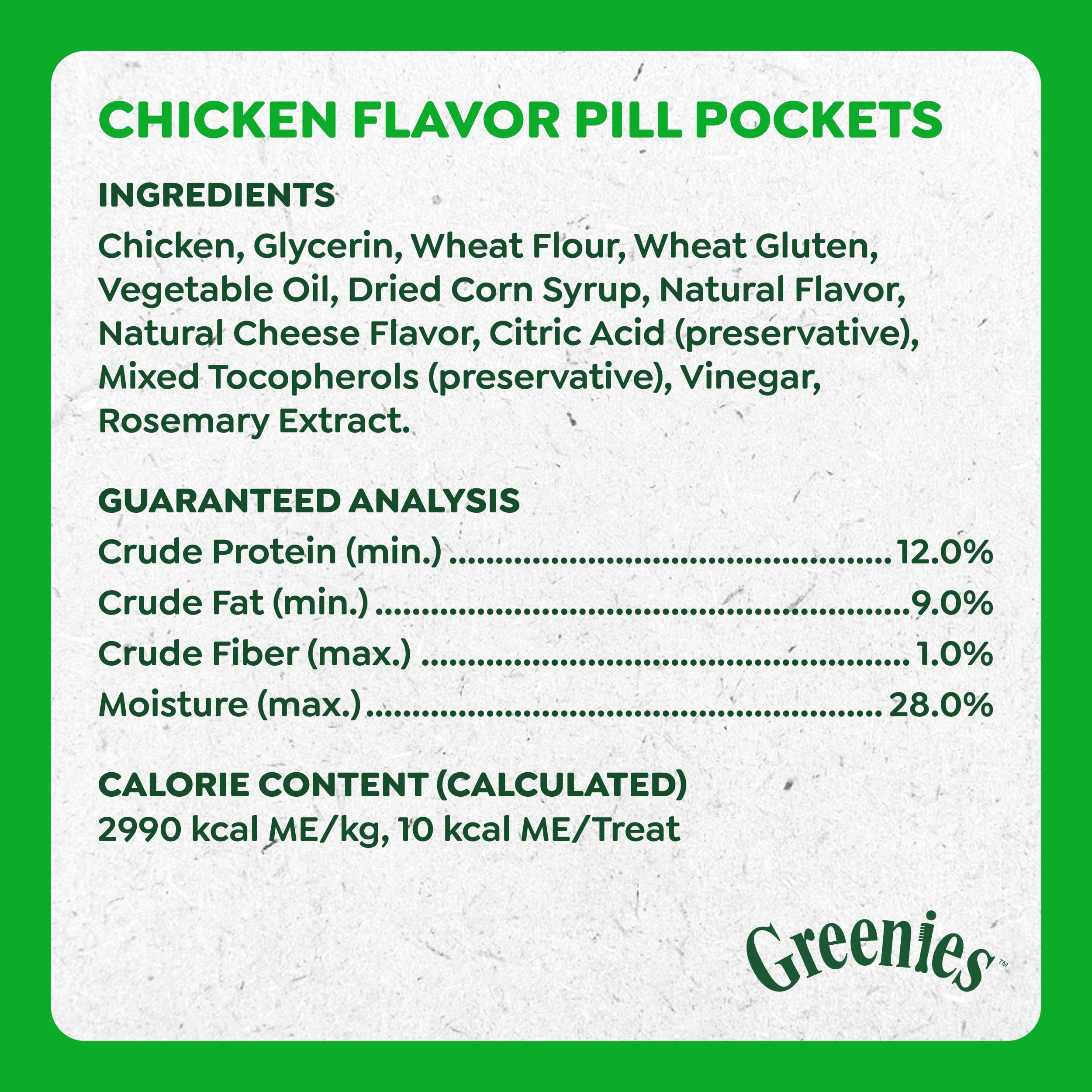 Greenies Pochettes-Pilules petit chien fromage: format pratique et compact.