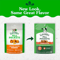 Greenies pochettes-pilules: pour chiens, favorise ingestion volontaire.