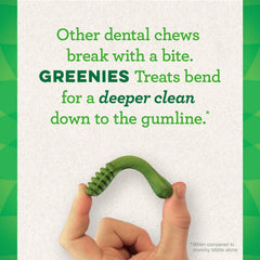 Greenies recommandées par vétérinaire montrant l'approbation.