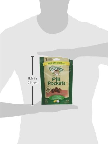 Sachet Greenies de 85 friandises, solution pratique pour médicaments.