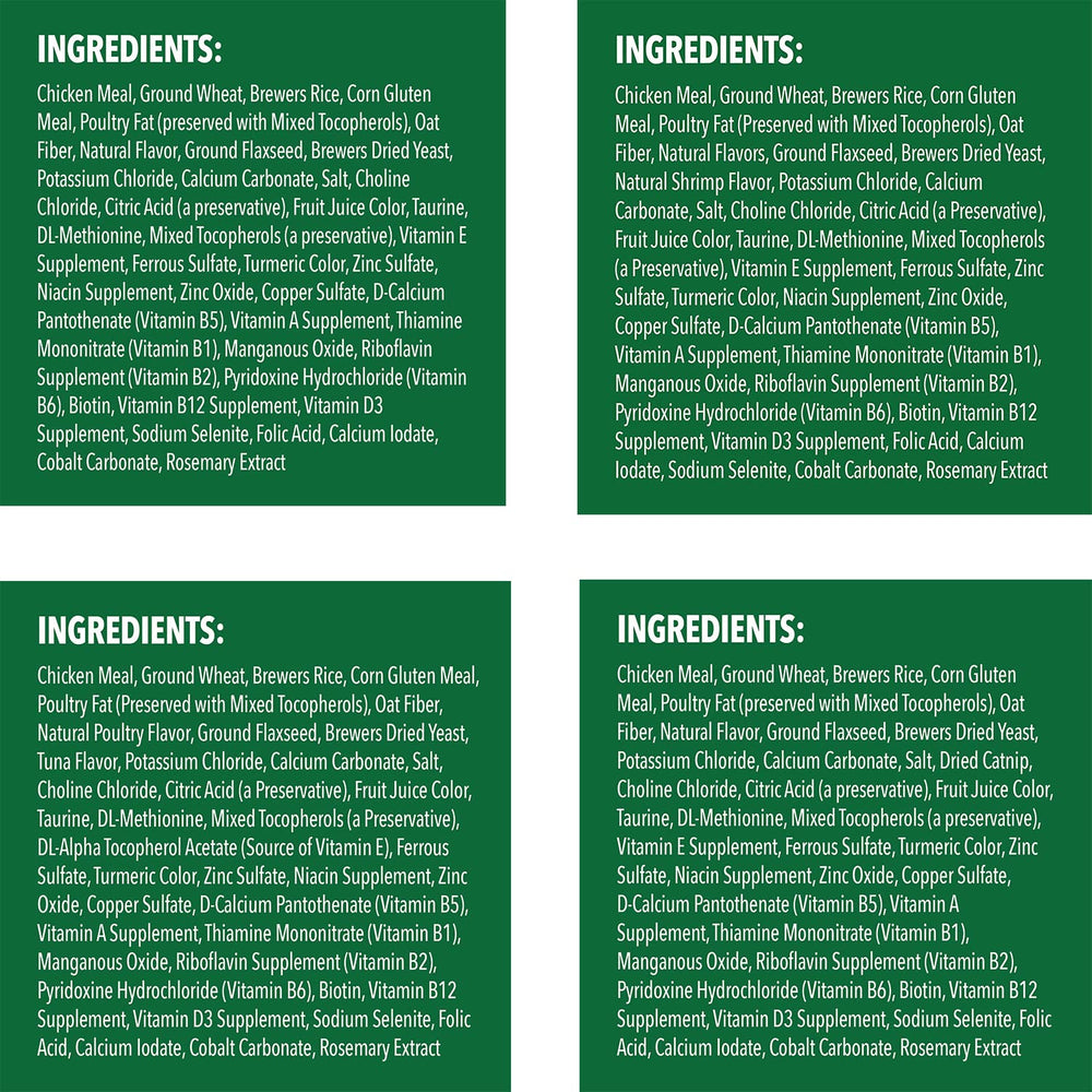 Greenies sachets 2-1oz, variété pour chats, pratique en quotidien.