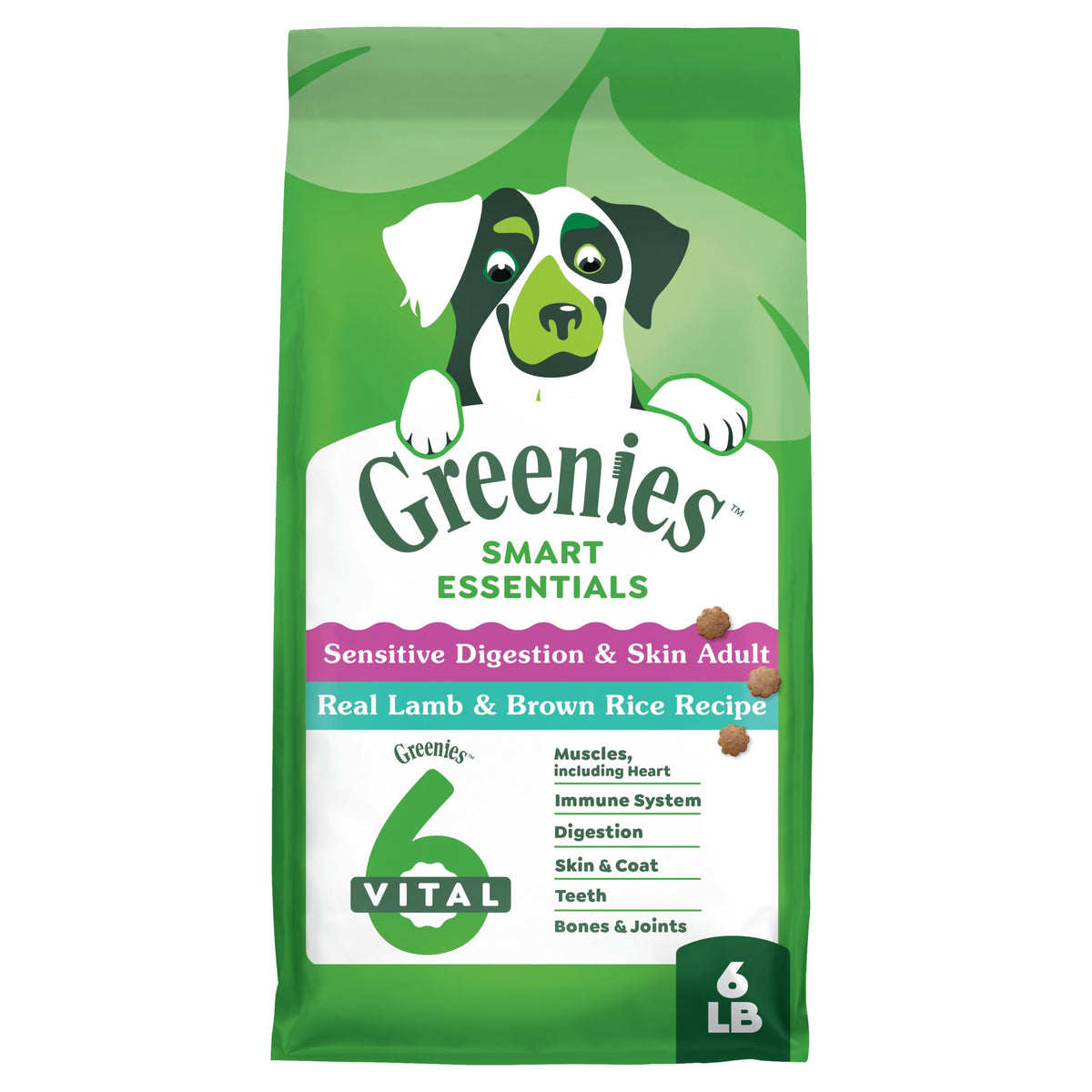 Greenies Smart Essentials – agneau comme premier ingrédient pour une nutrition protéinée.