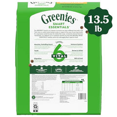 Croquettes Greenies Smart Essentials poulet, goût apprécié et nutrition équilibrée.