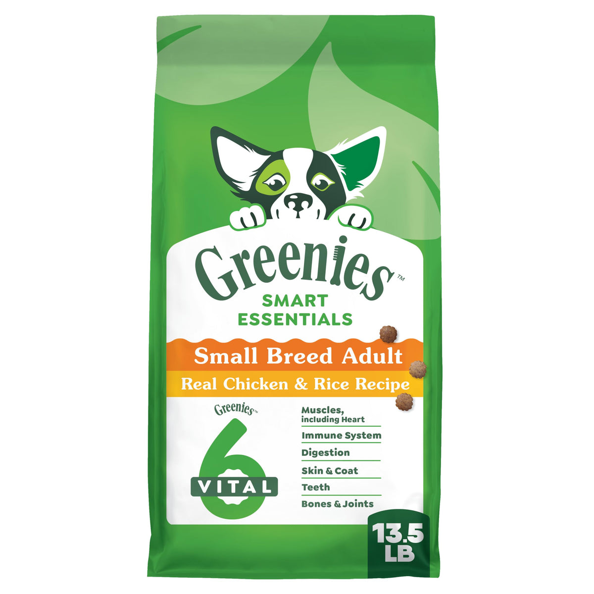 Sac Greenies Smart Essentials pour petit chien, pratique et facile à ranger.