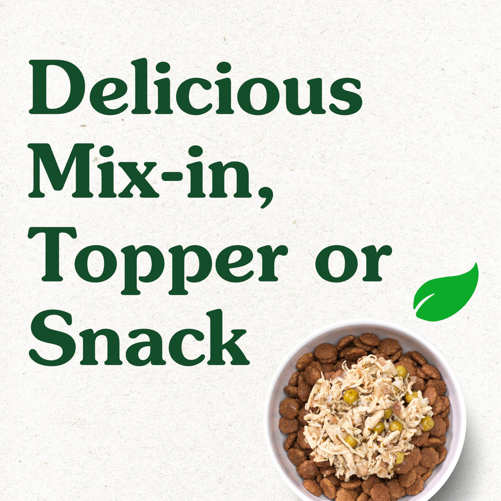 Greenies Smart Topper, conseil d’usage illustré pour varier les repas.