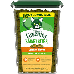 Greenies Smartbites dans le tube 16 onces, pratique pour des friandises quotidiennes.