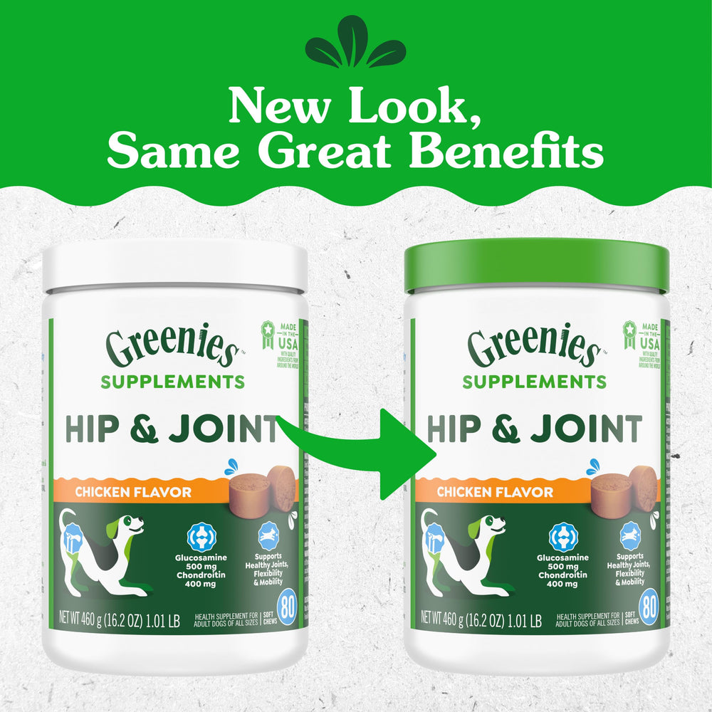 Greenies glucosamine et chondroïtine, ingrédients clés pour articulations