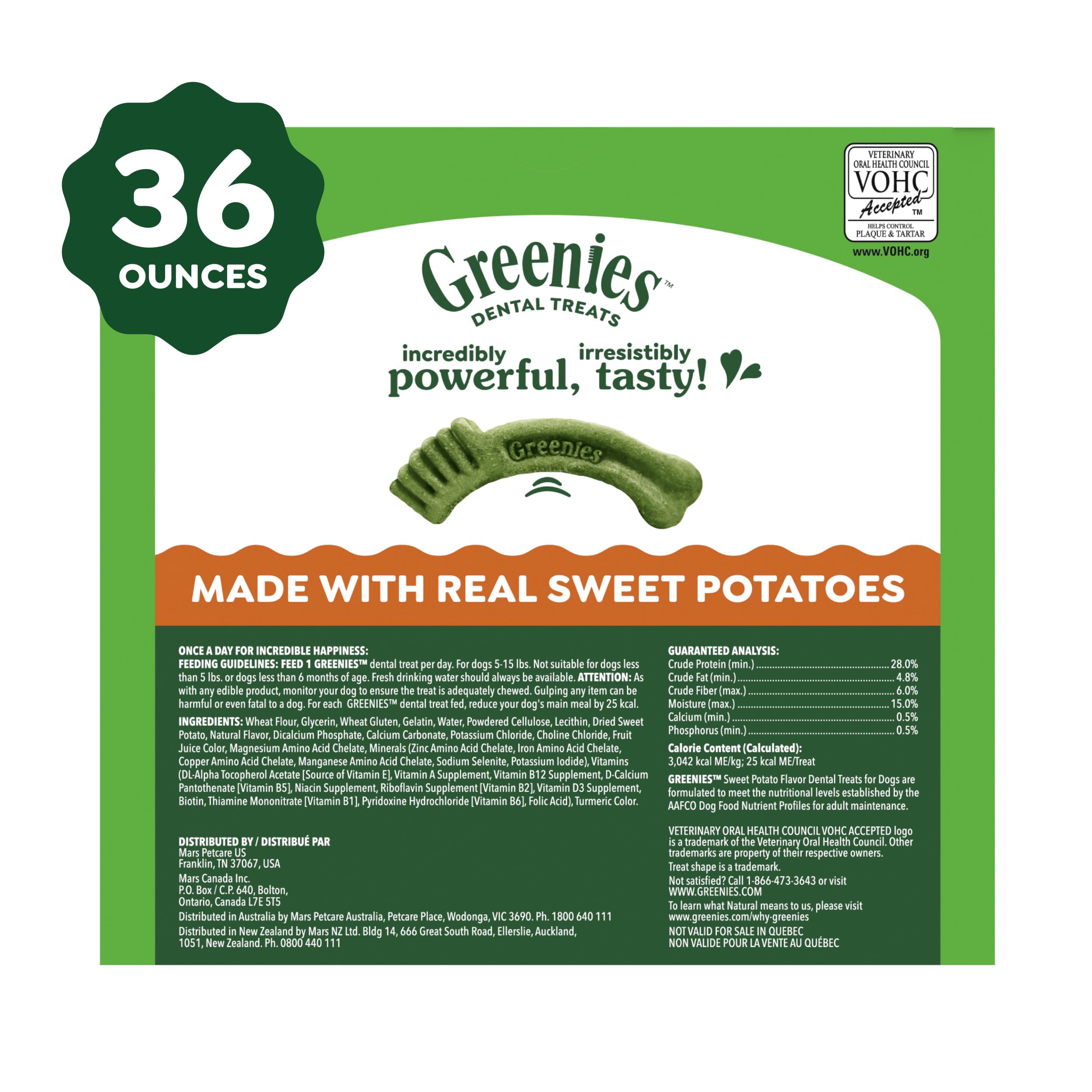 Greenies usage quotidien dentaires petits chiens