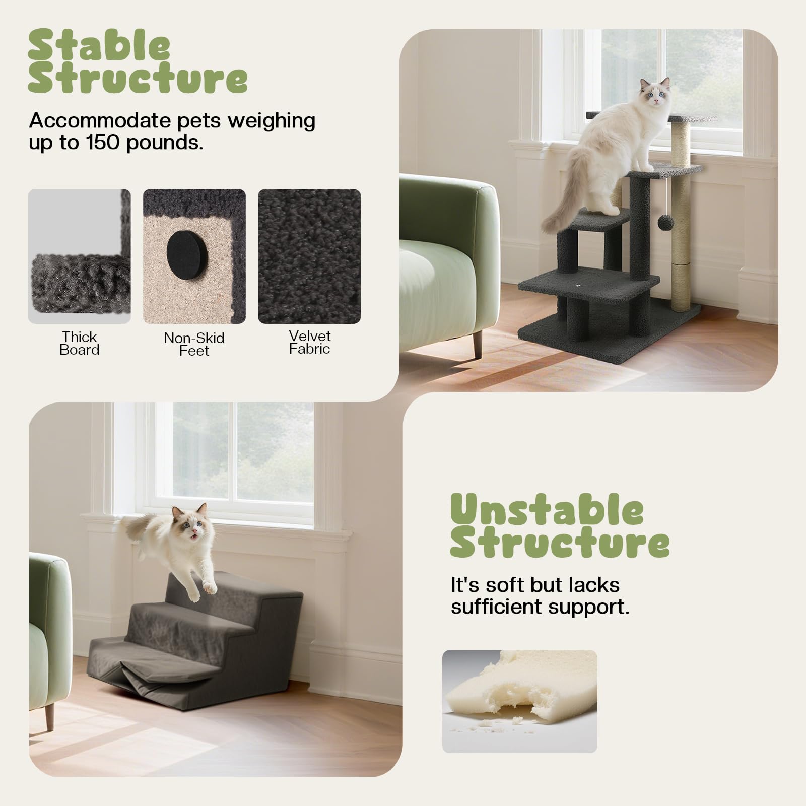 GreenPetopia montage facile: installation rapide et sans outils complexes.
