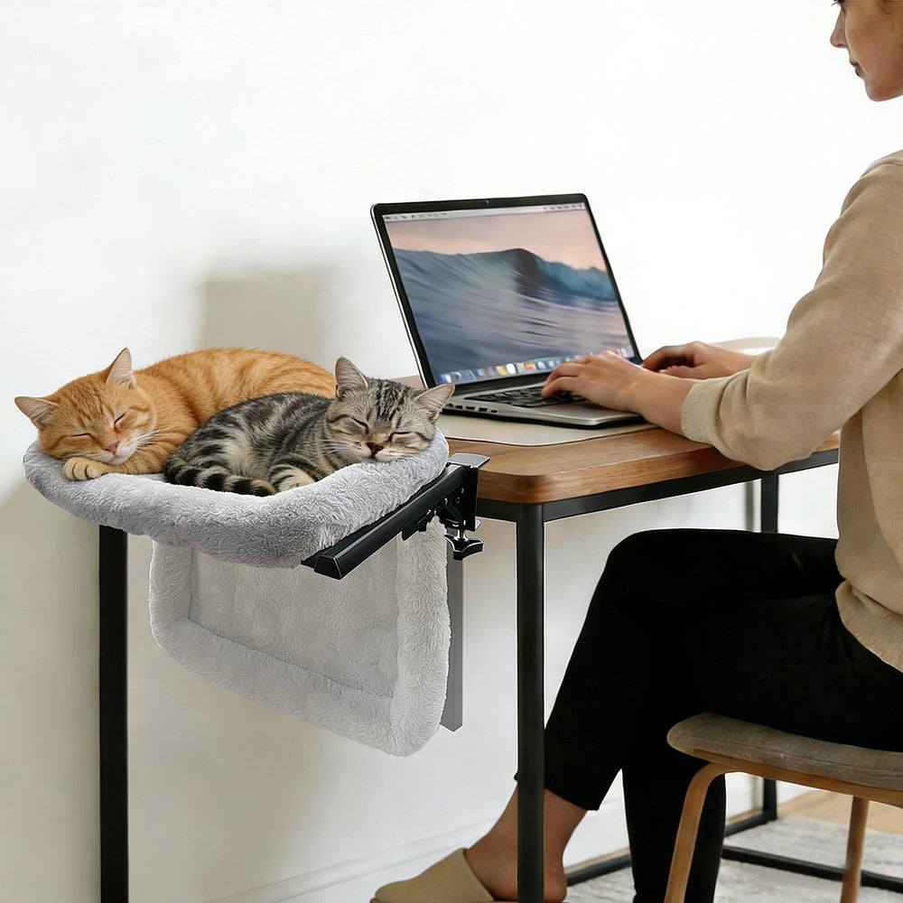 Housse lavable en machine GREENSINDOOR lit de chat sur bureau