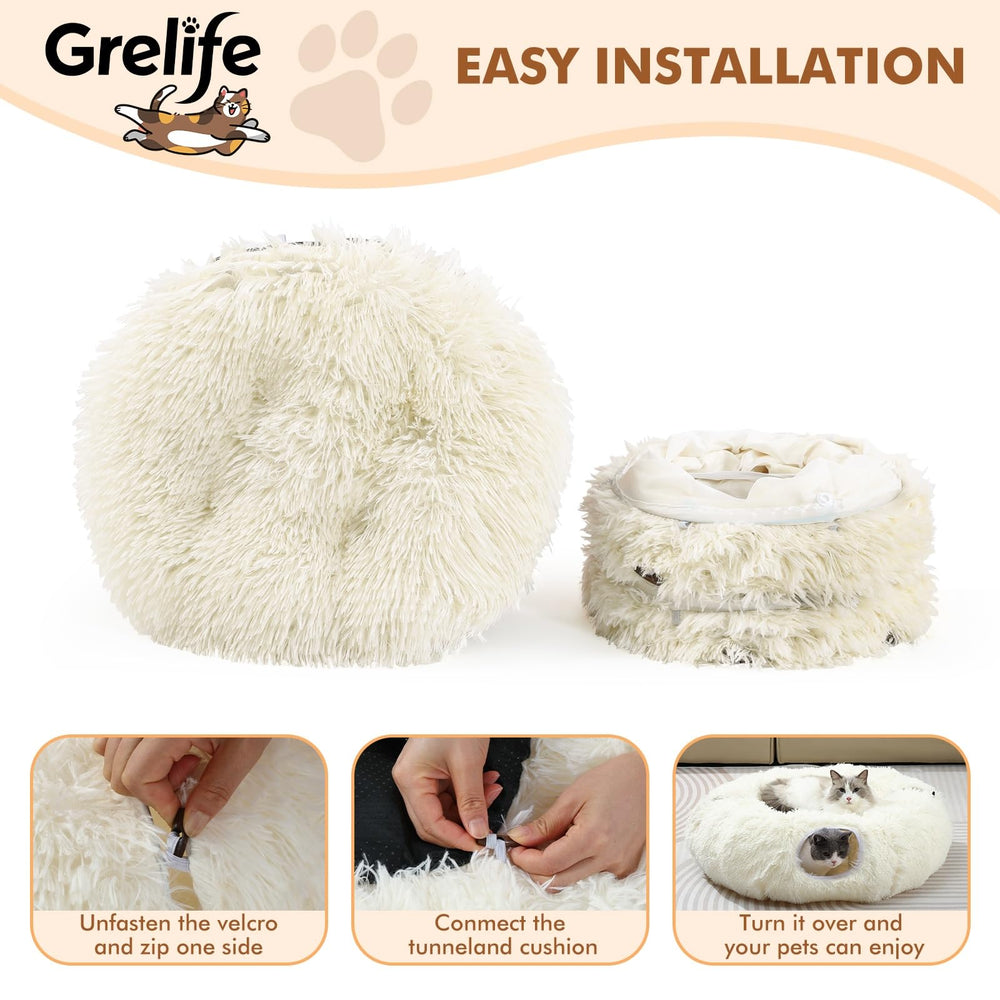 Grelife tunnel-chat entretien facile, lavage rapide.