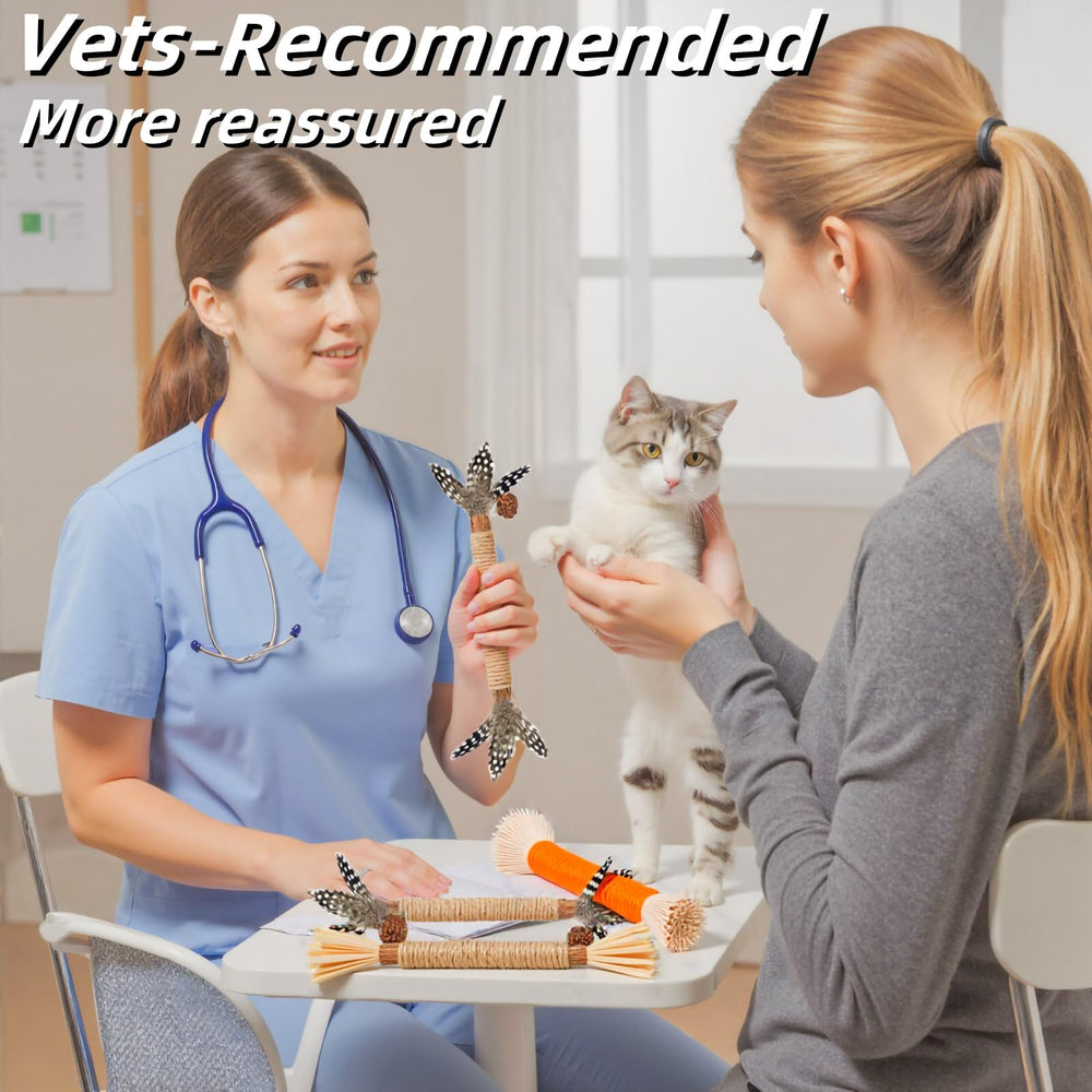 GREMBEB jouet-chat-silvervine-dent: stimulation ludique et hygiène buccale potentielle.