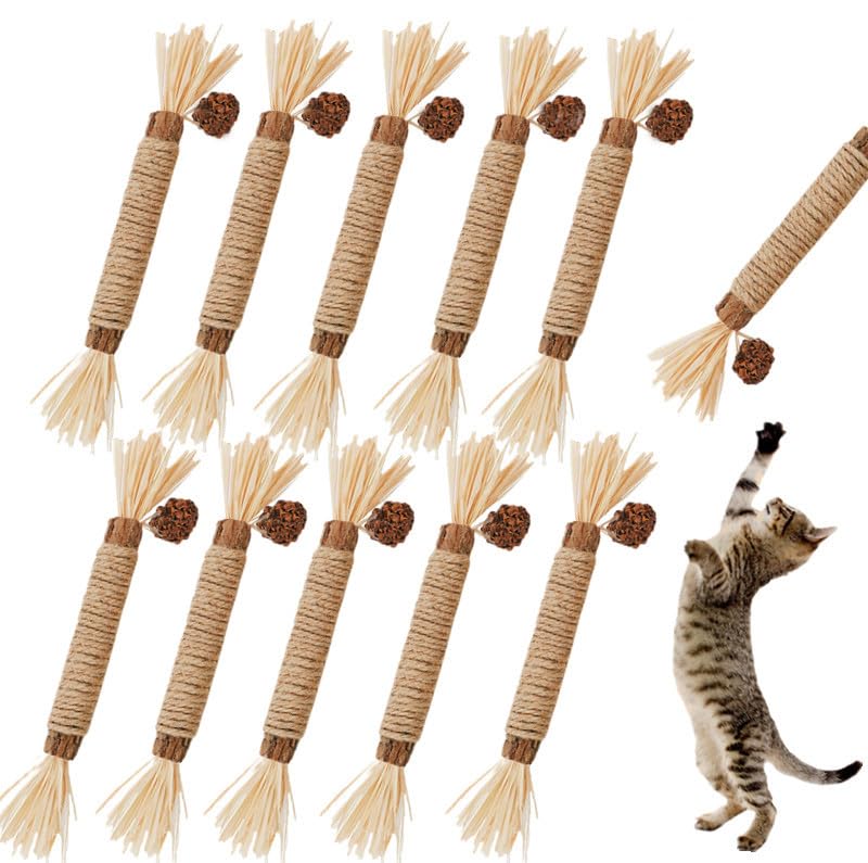 GREMBEB Stick Silvervine pour chat, stimulation naturelle et plaisir de mâcher.