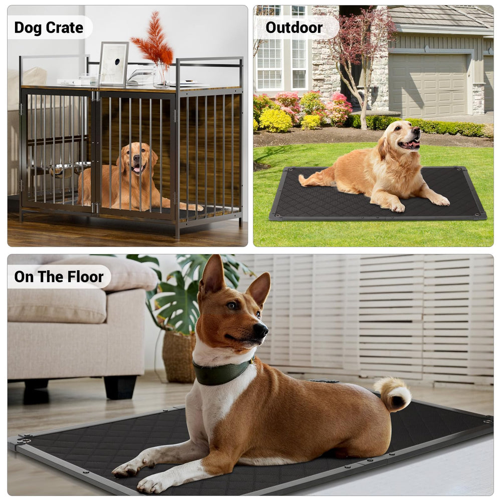 Idéal pour cages petites et déplacements, tapis polyvalent pour séjour à domicile.