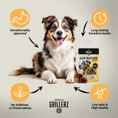 Grillerz Pork Nuggets ingrédient-unique: friandises naturelles sans additifs.