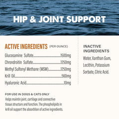 GRIZZLY Joint Aid Liquide – Ingrédients actifs soutenant les articulations.