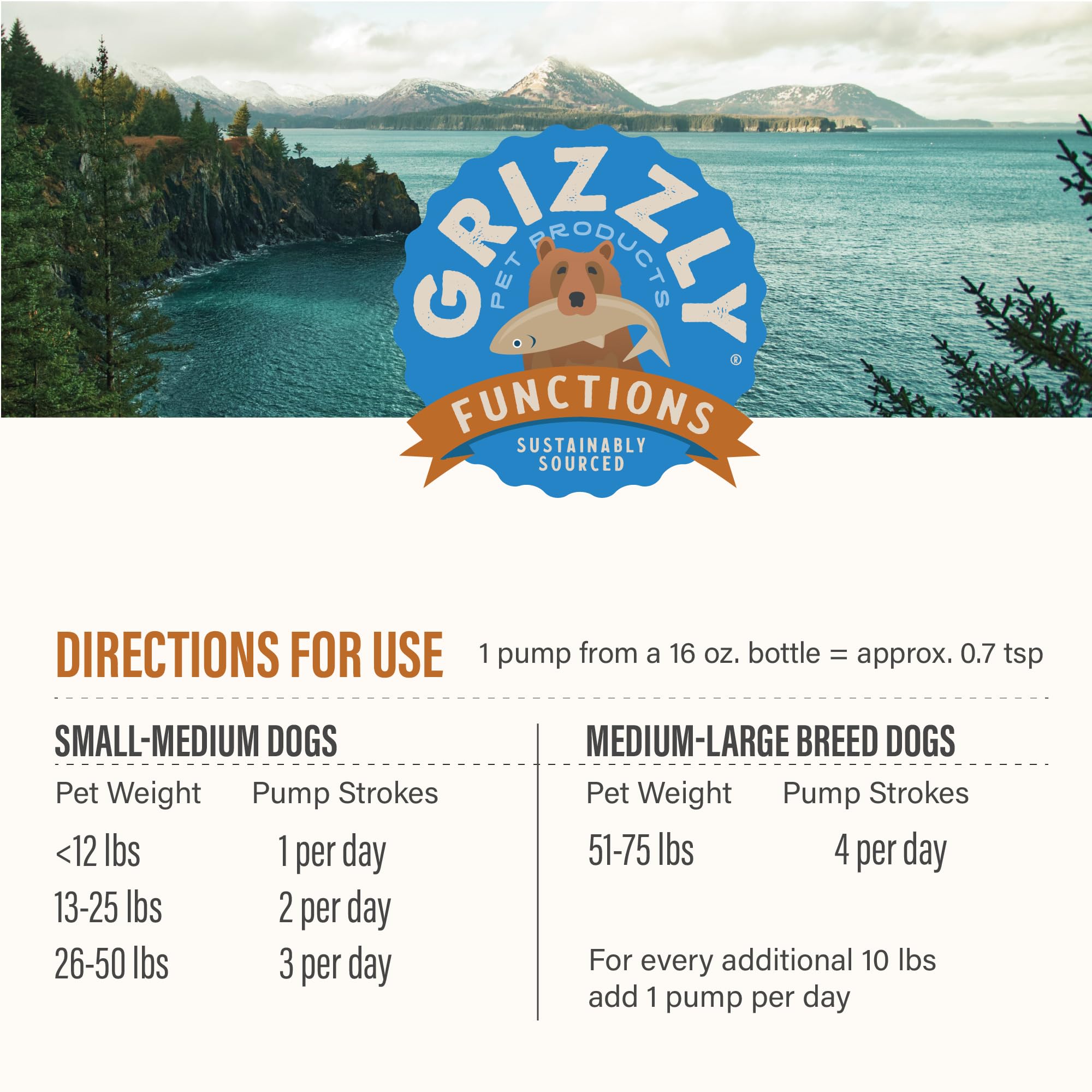GRIZZLY Joint Aid Liquide – Formulation adaptée aux chiens et chats seniors.