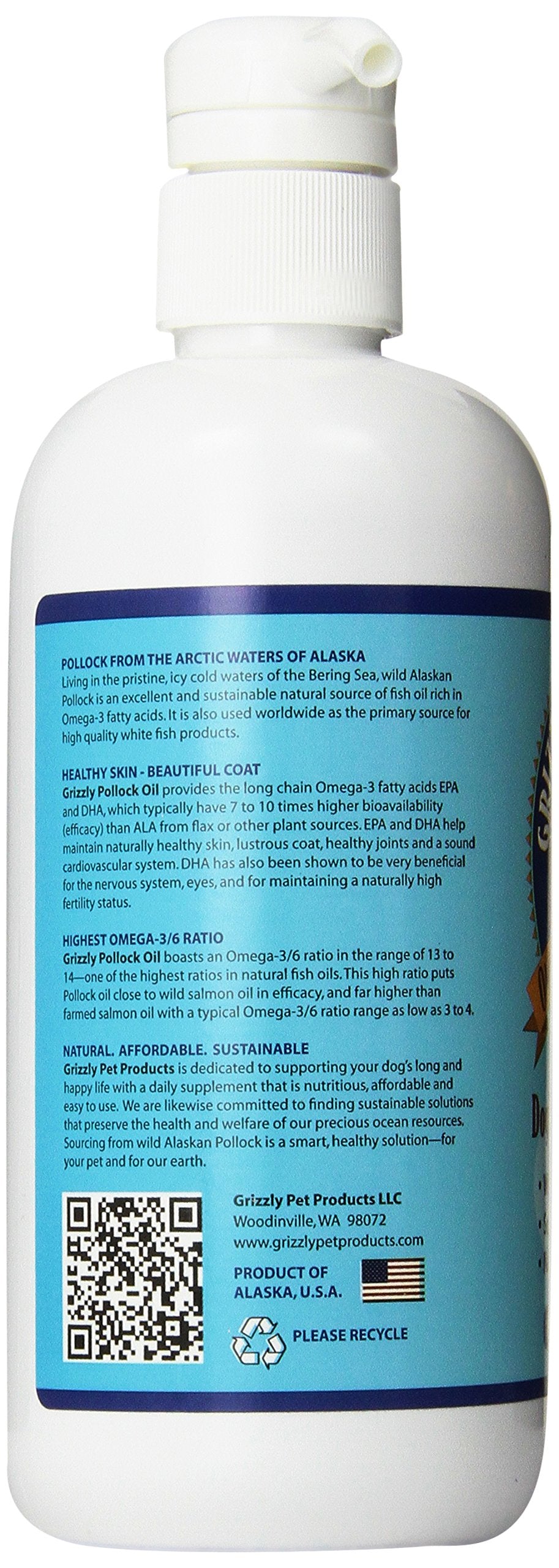 GRIZZLY Pollock Oil - Poil brillant grâce aux oméga-3