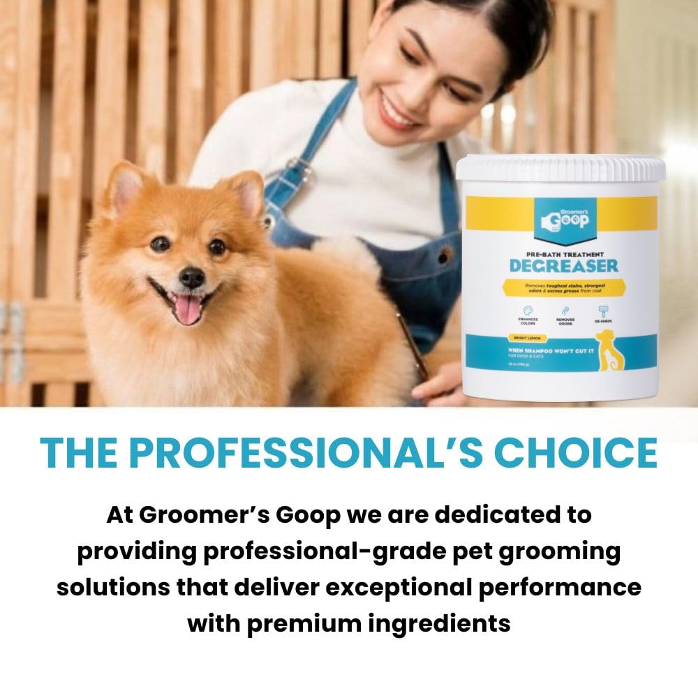 Groomers GOOP: préparation pré-bain pour un pelage facile à coiffer.