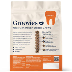 Groovies mastic XLarge: flexible pour des sessions de mastication prolongées.