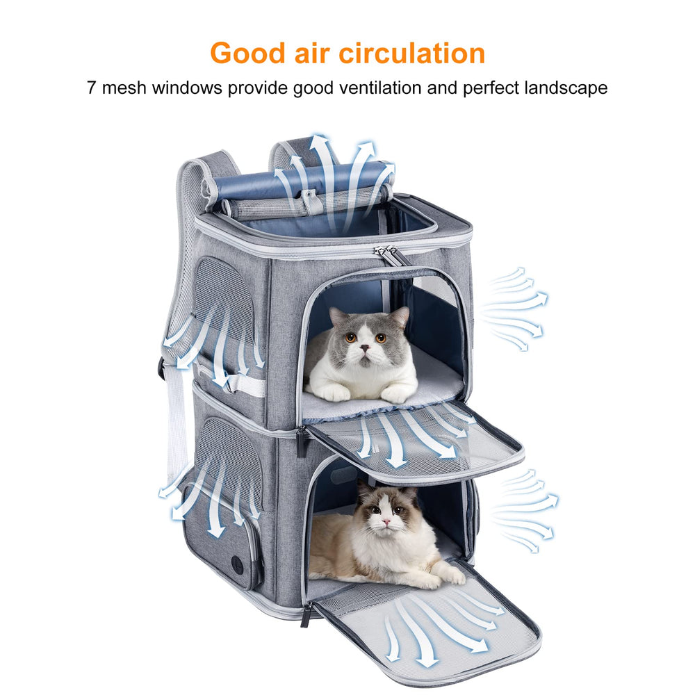 Groxkox grand-espace-double, ideal pour deux animaux ou un grand compagnon.