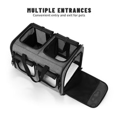 Groxkox poches frontales pour accessoires lors des trajets.