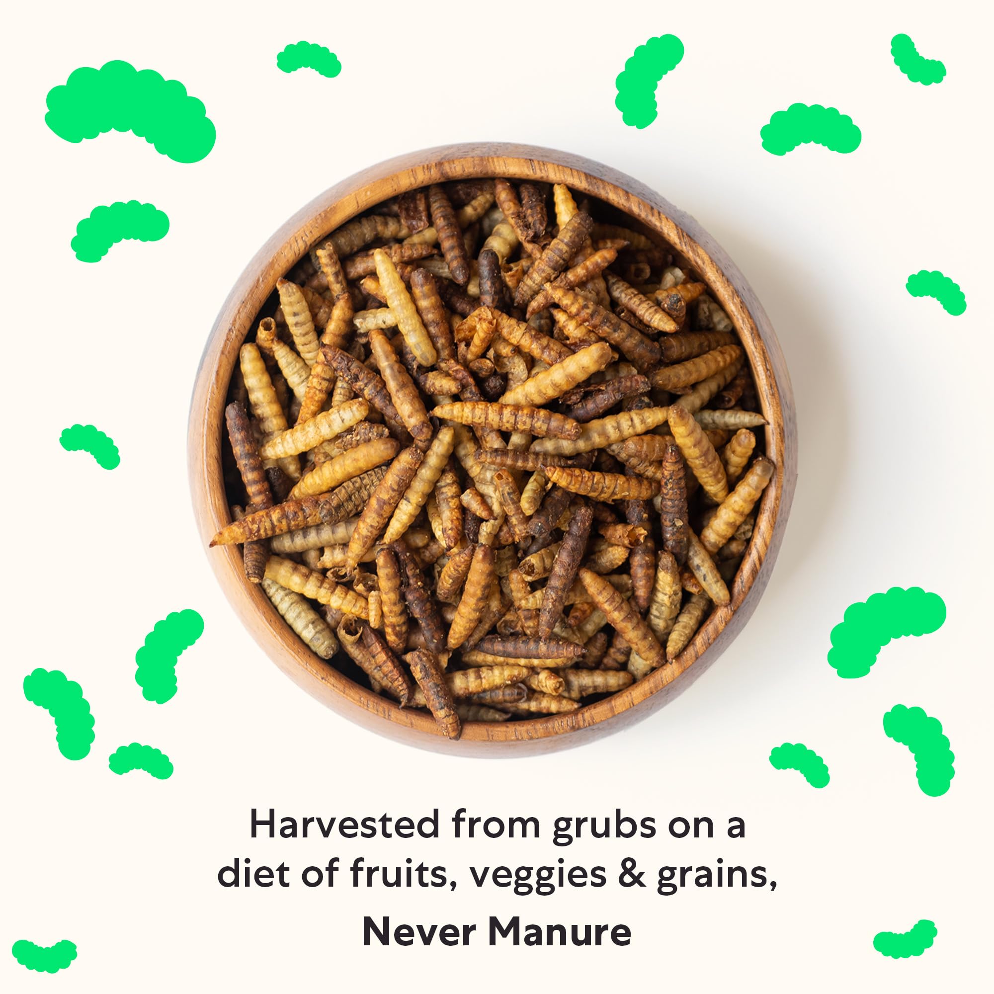 Grubblies odorantes et naturelles issues d’un procédé de séchage sans additifs.