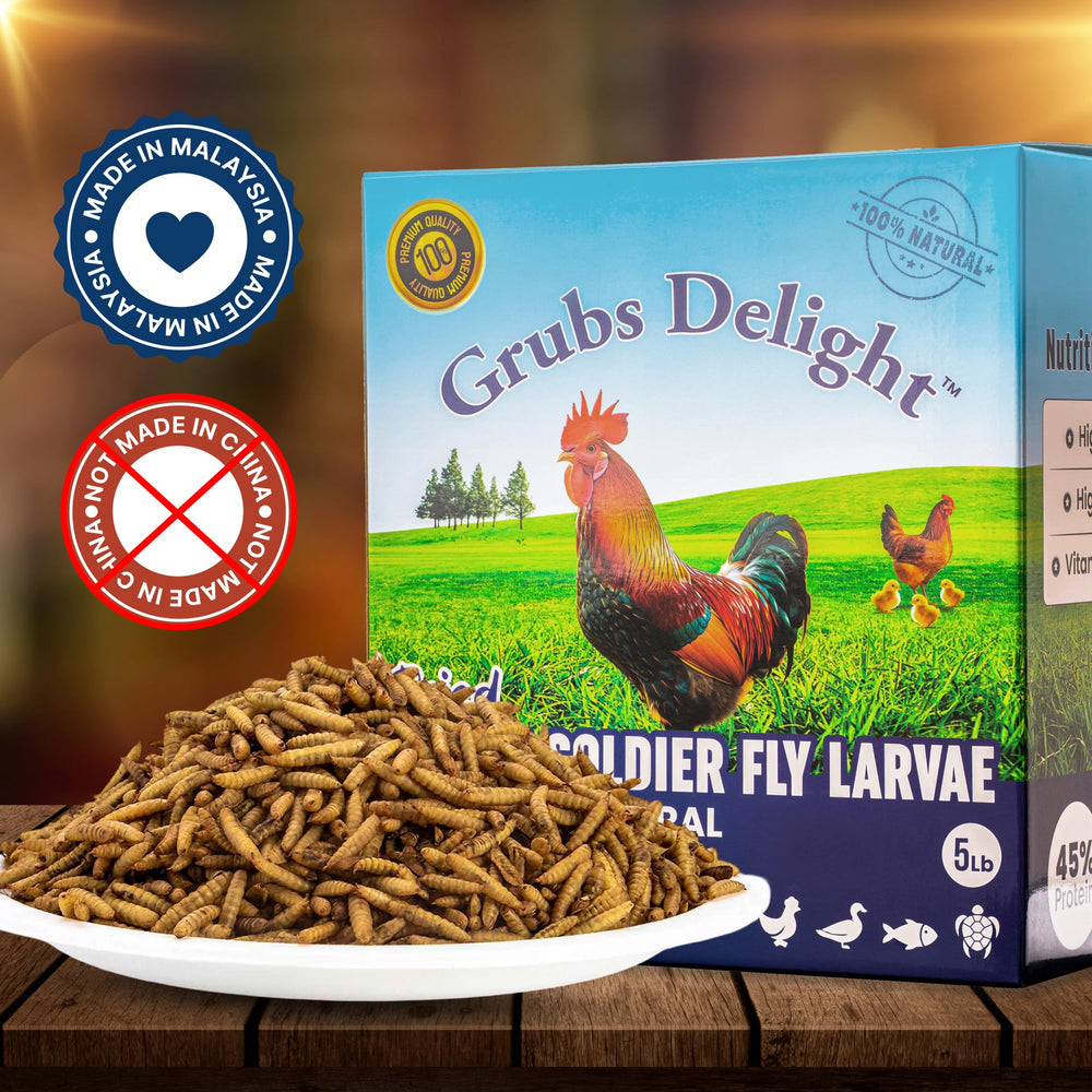 Grubs Delight, emballage protege-frais: conservation longue et facilité d'utilisation.