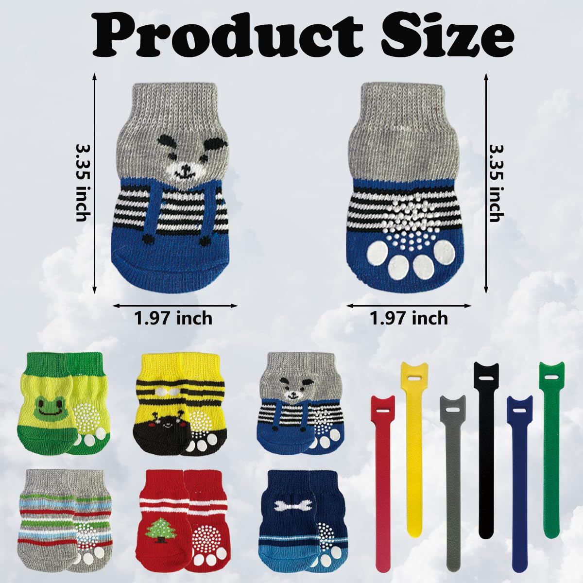 GSYUWIH mitaines pour chats: motifs variés pour le toilettage.
