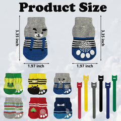 GSYUWIH mitaines pour chats: motifs variés pour le toilettage.