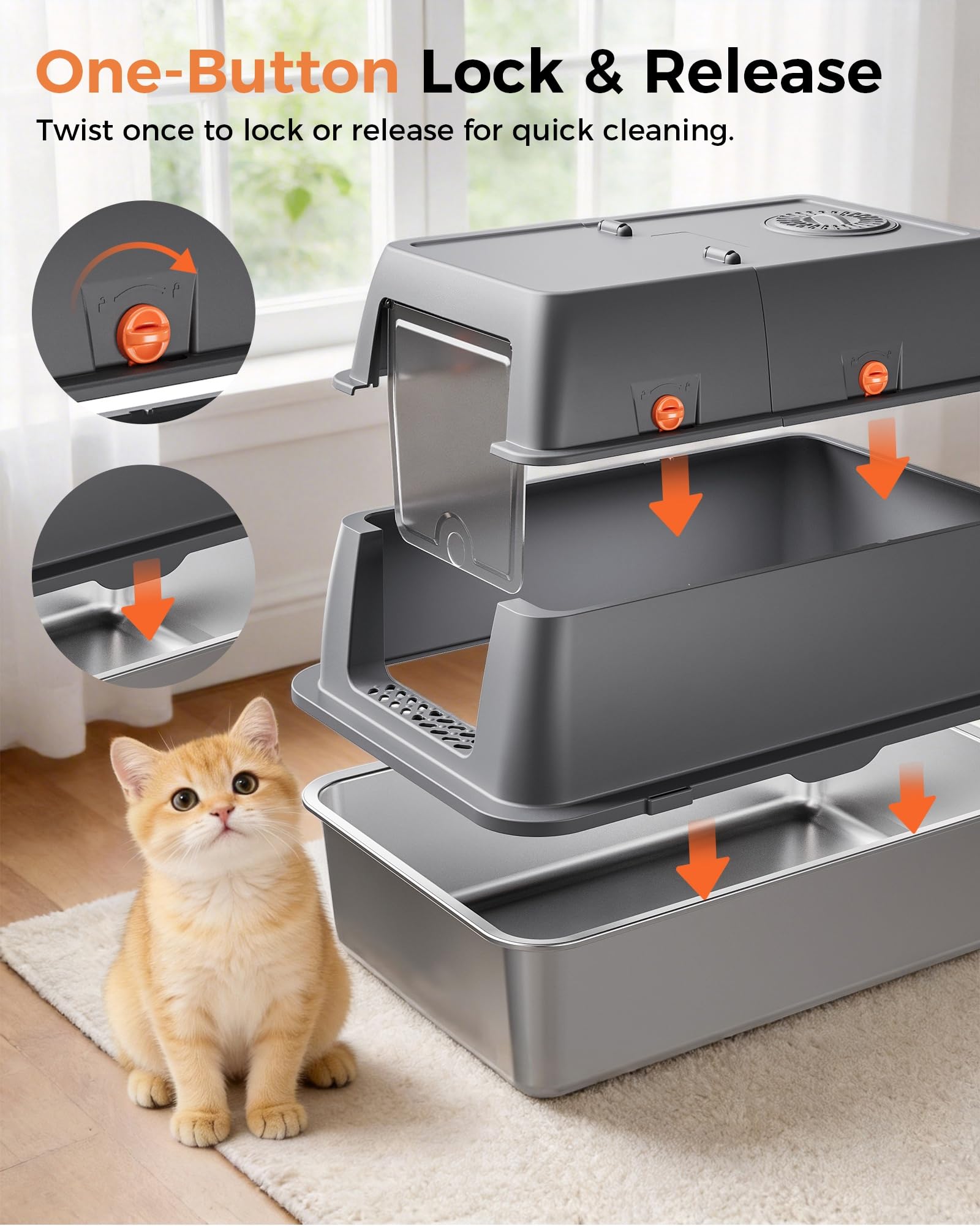 GTPLAYER XXL, grande capacité idéale pour gros chats et familles multi-chats.