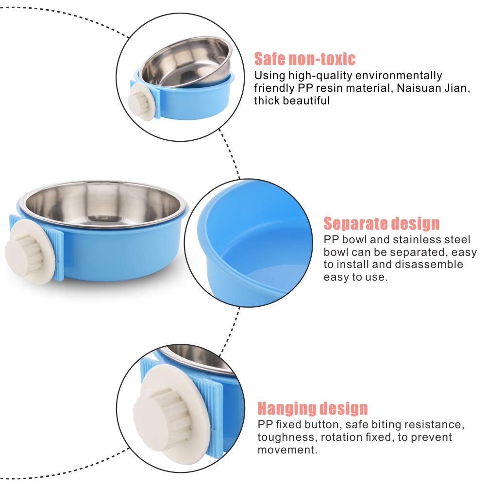 Utilisation multi-animaux Guardians bleu, convient chiens, chats et petits oiseaux.
