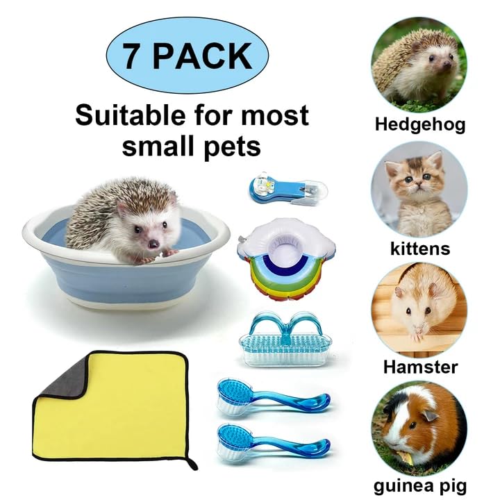Gucvdnple anneau-nage-petit-animal, accessoire ludique pour interaction pendant le bain.