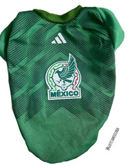 Gueyita Mexicana maillot chien football dos, ajustement confortable.