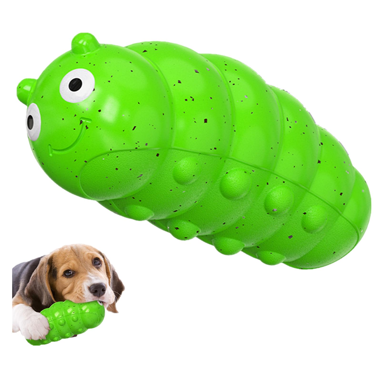 GUIASIPULE jouet chien indestructible vert – idéal pour morsures fortes et sessions prolongées.