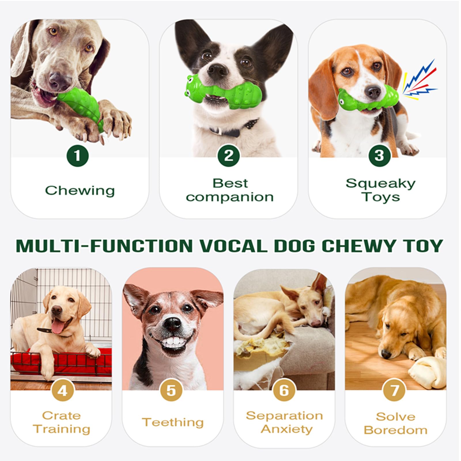 GUIASIPULE jouet chien agressif grand format – résiste aux morsures puissantes et divertit durablement.