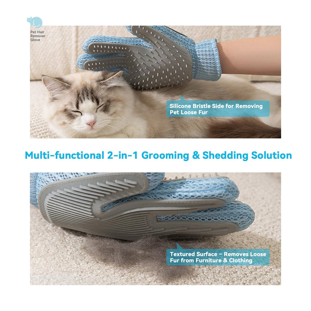 Guilinyuheng gant-texture-langue-chat : douceur sécurisante pour les chats lors du brossage