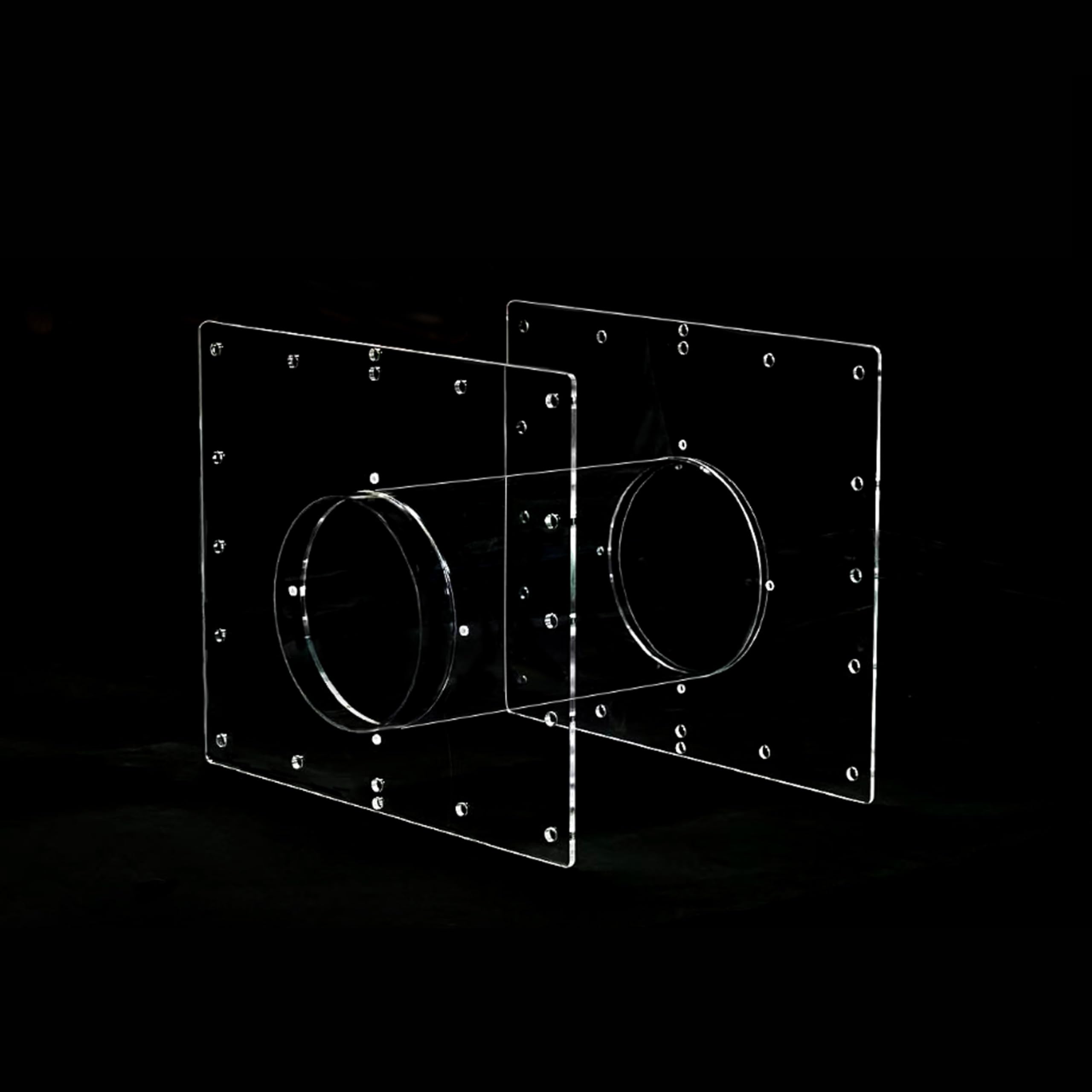 GuineaLoft tuyau acrylique D2, passage clair et sûr pour petites cages.