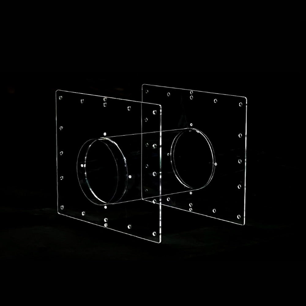 GuineaLoft tuyau acrylique D2, passage clair et sûr pour petites cages.