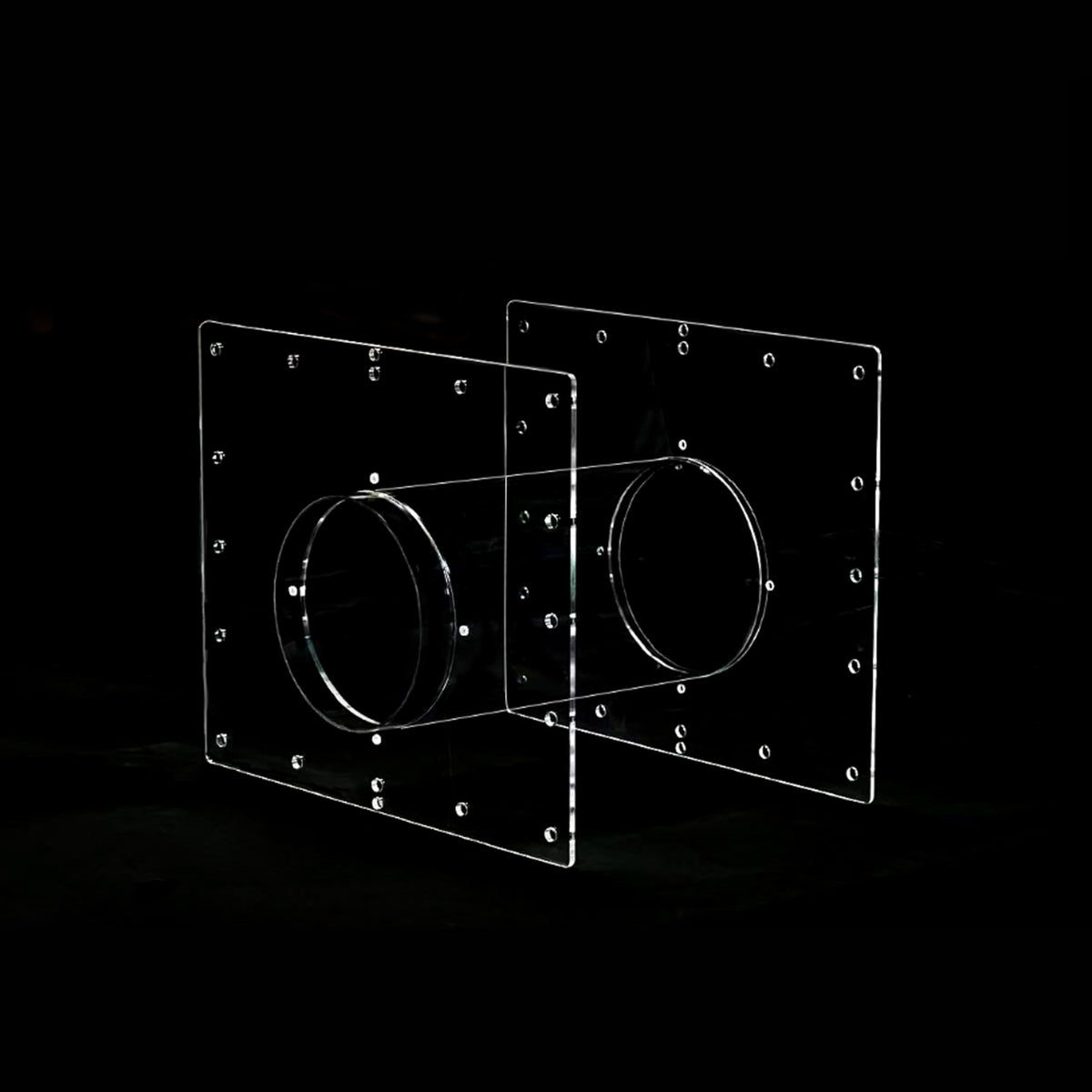 GuineaLoft tuyau acrylique D2, passage clair et sûr pour petites cages.