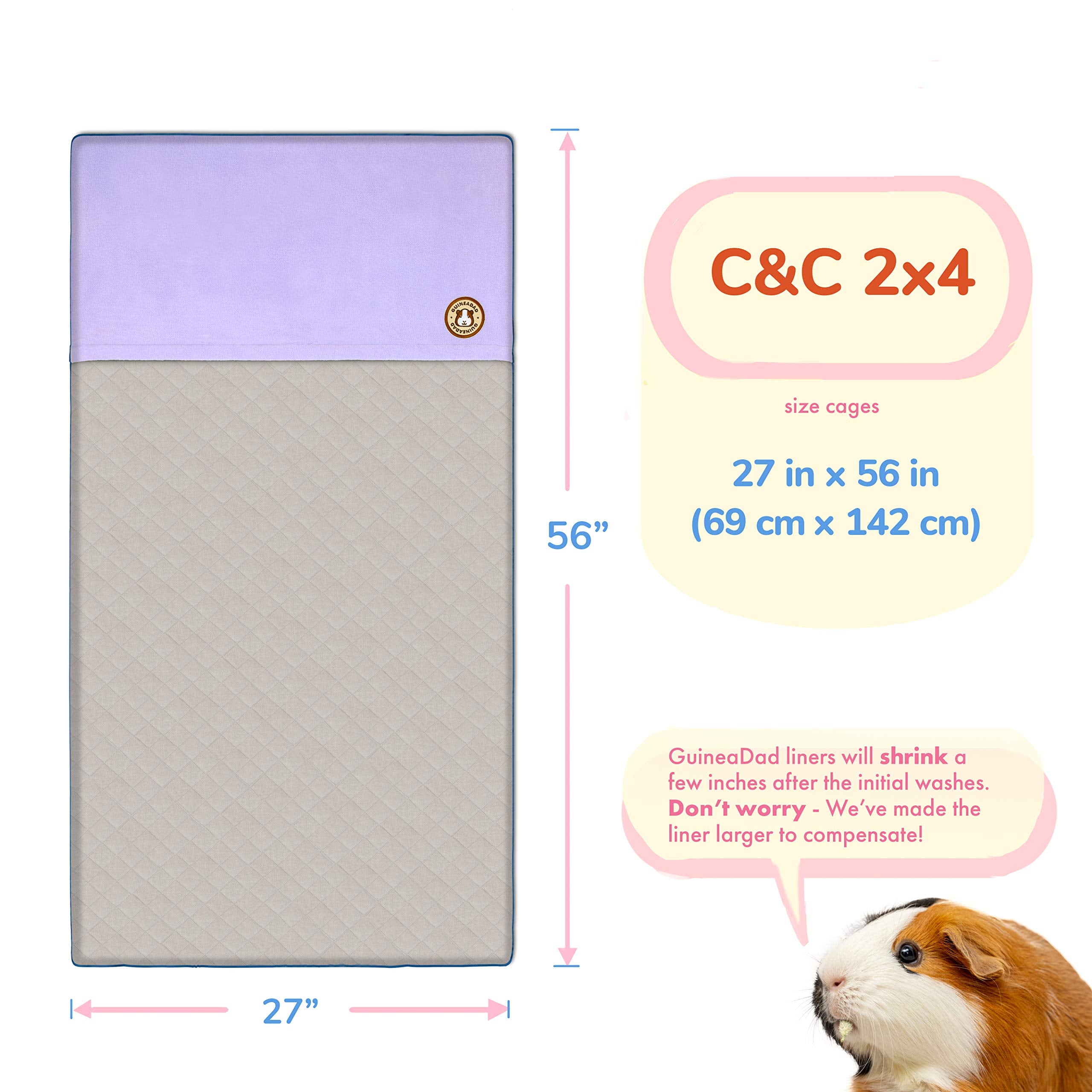 GuineaDad Original – liner avec poche de fouille pour plus de jeu et confort.