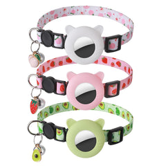 Guiqulai collier chat fruit ensemble 3pc pour style ludique et sécurité