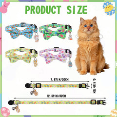 Guiqulai collier chat paques motif oeufs, couleur vive