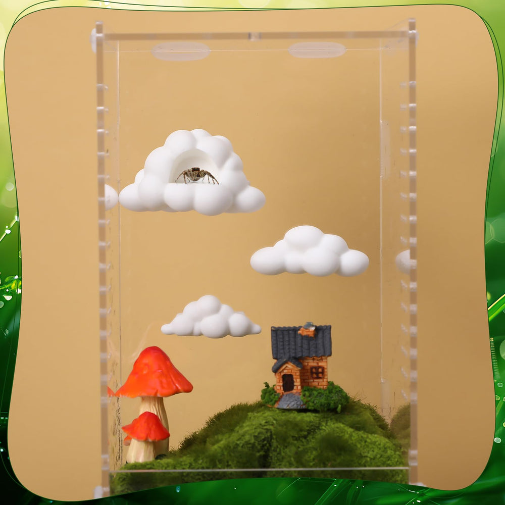 Guiqulai decor terrarium escalade: améliore l’esthétique et stimule l’activite.