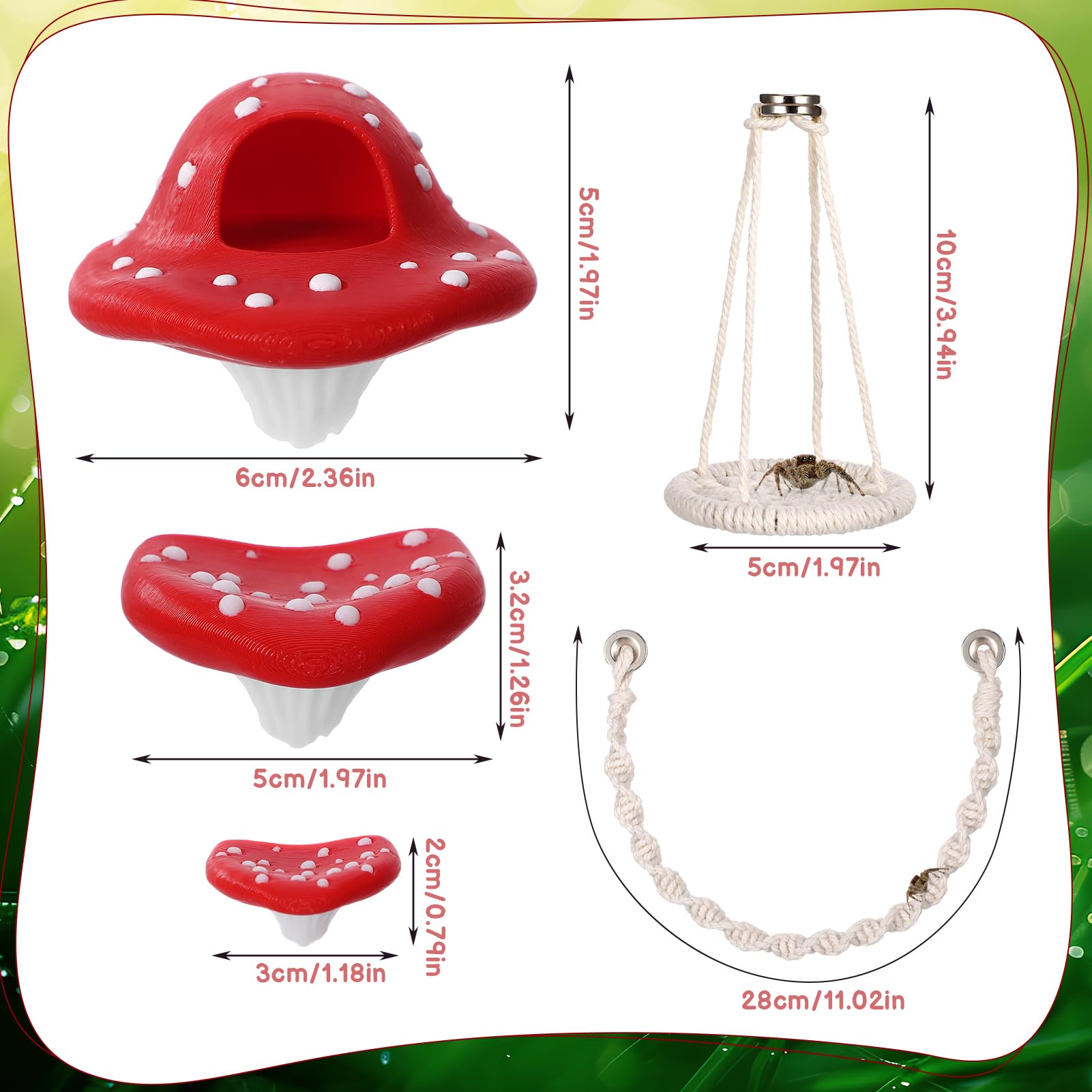 Guiqulai usage facile enclos araignee saute personnalisation