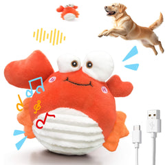 GUKCO Crab : jouet crabe interactif pour chien stimulant le jeu autonome.