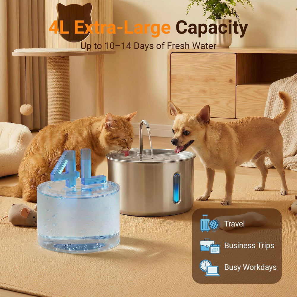 Indicateur LED bleu et rouge de la fontaine GULUNOOK.